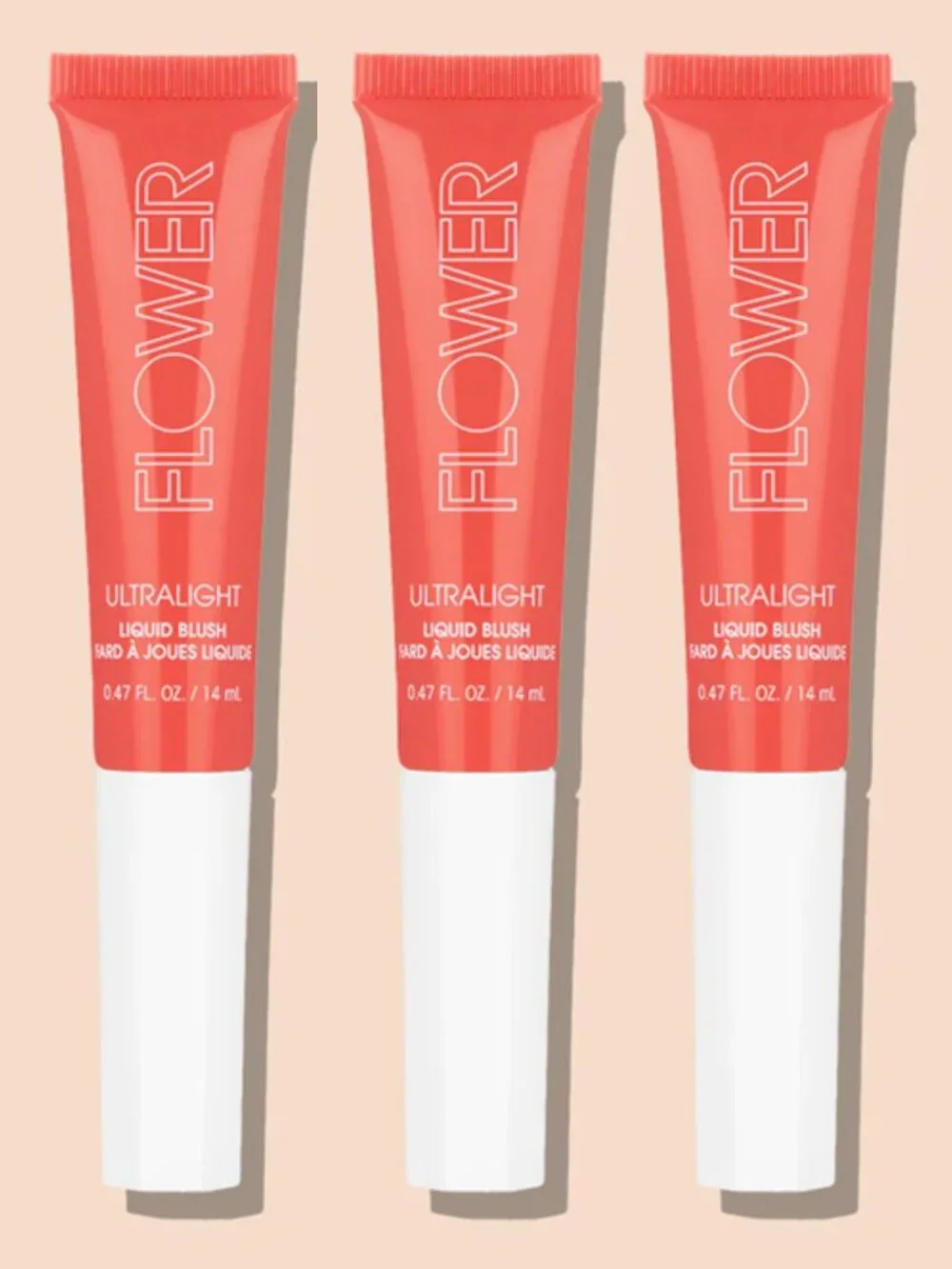 3pc Flower Beauty Ultralight Liquid Blush in Poppy 0.47oz